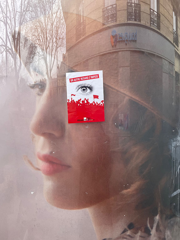 Lors d'une des nombreuses manifestations contre la loi de réforme des retraites début 2023