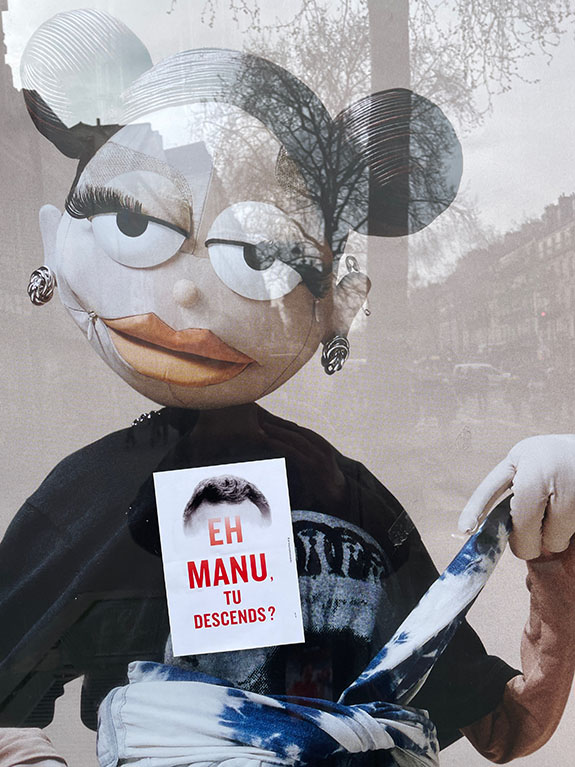 Lors d'une des nombreuses manifestations contre la loi de réforme des retraites début 2023